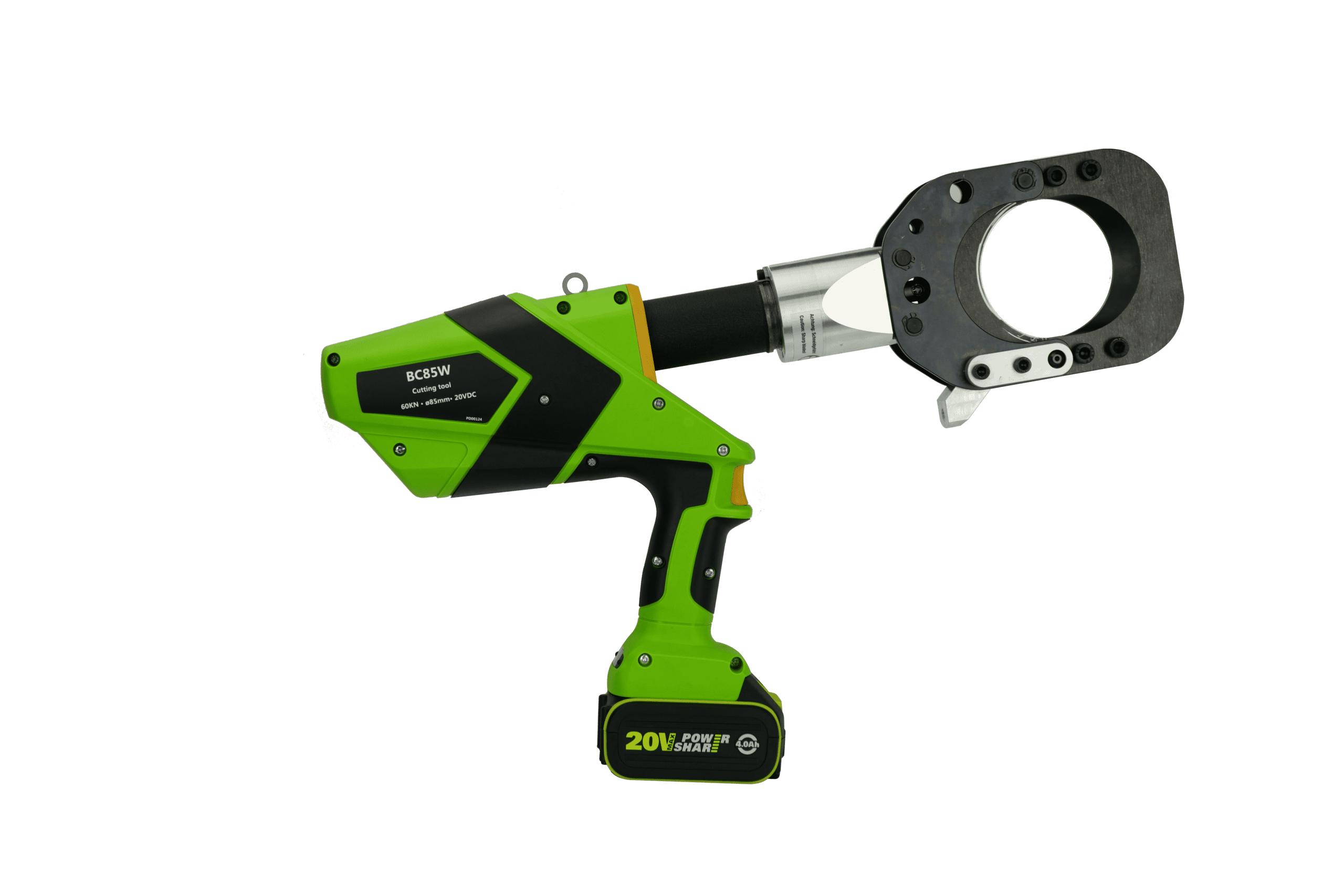 BC85, Battery powered hydraulic cutting tool 85 mm dia. 3 bc85主视图背面